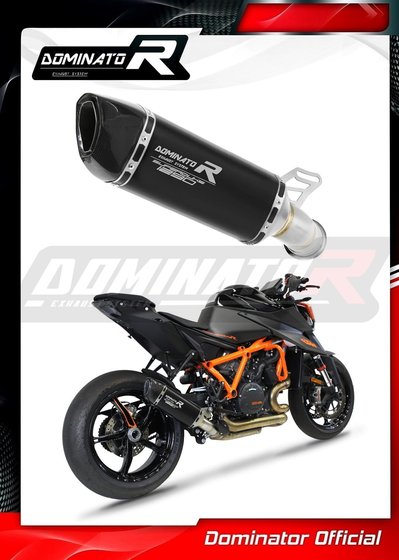 KT065DFBL-S Dominator exhaust silencer hp6 black