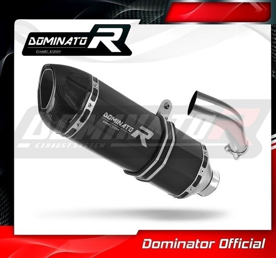 HO0111DFBL-S Dominator exhaust silencer muffler hp1 black