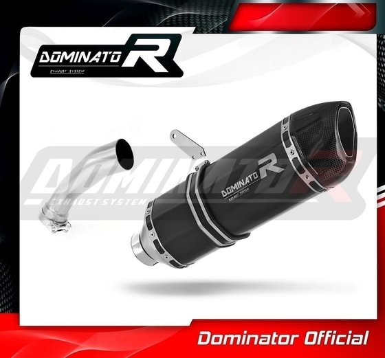 BW087DFBL-S Dominator exhaust silencer muffler hp1 black