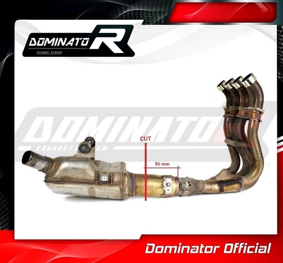 SU075D Dominator exhaust cat eliminator decat