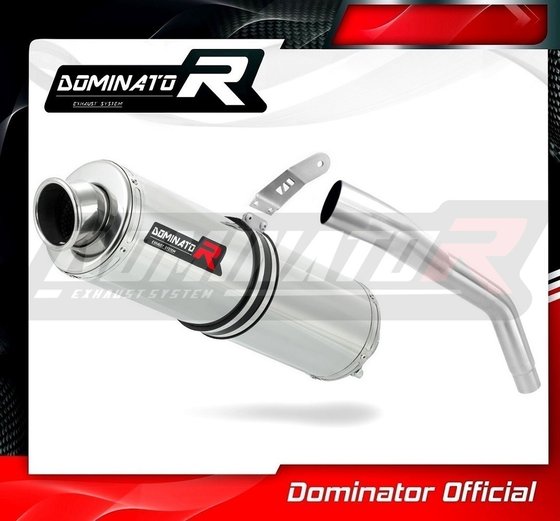 TR008DST-S Dominator exhaust silencer round