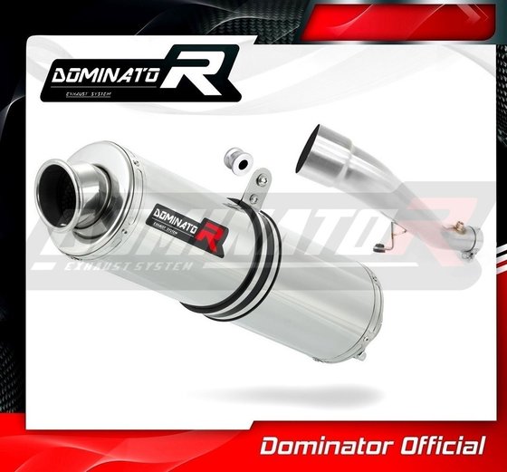 HO004DST-S Dominator exhaust silencer round