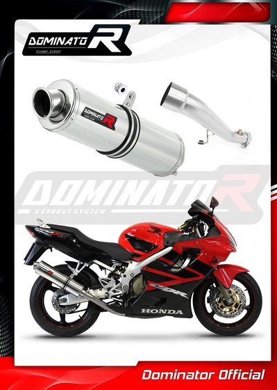 HO004DST-S Dominator exhaust silencer round