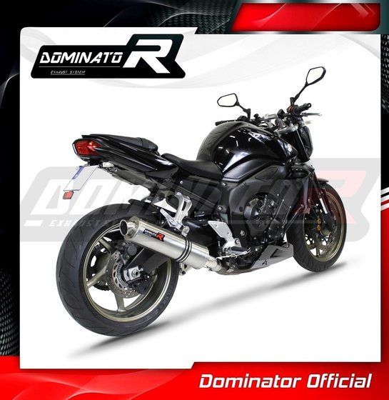 YA020DST-S Dominator exhaust silencer round