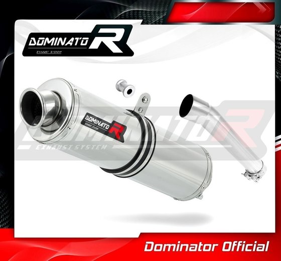 HO016DST-S Dominator exhaust silencer round