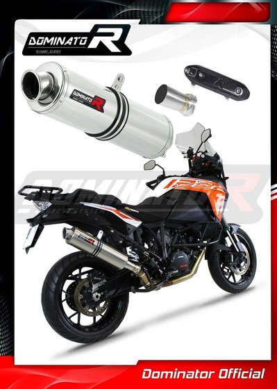 KT048DST-S Dominator exhaust silencer round