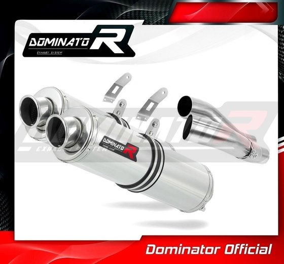 KA067DST-S Dominator exhaust silencer round