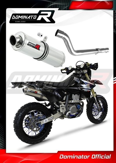 SU034DST-S Dominator exhaust silencer round