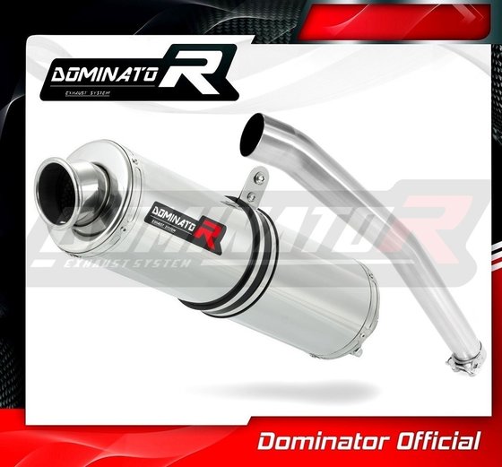 YA002DST-S Dominator exhaust silencer round