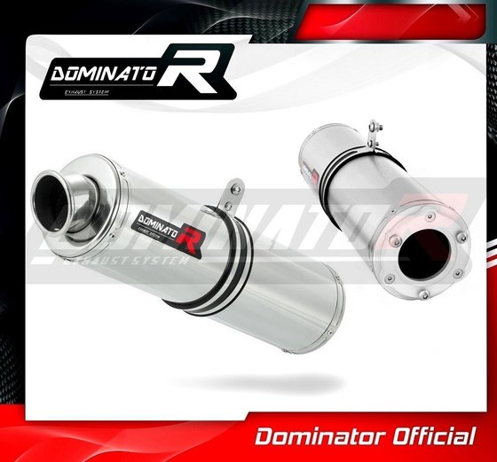 YA013DST-S Dominator exhaust silencer round