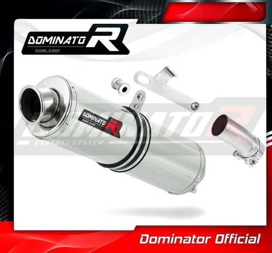 SU078DST-S Dominator exhaust silencer round