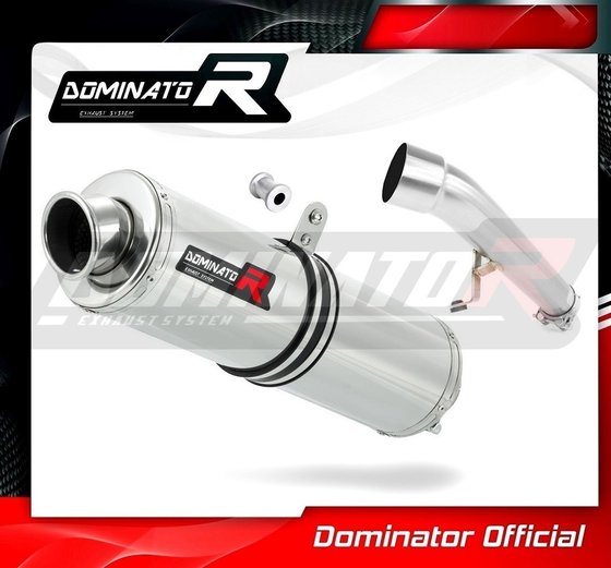 HO003DST-S Dominator exhaust silencer round