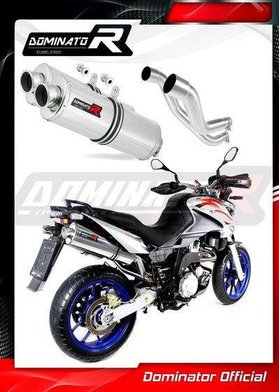 AP023DA-S Dominator exhaust silencer oval