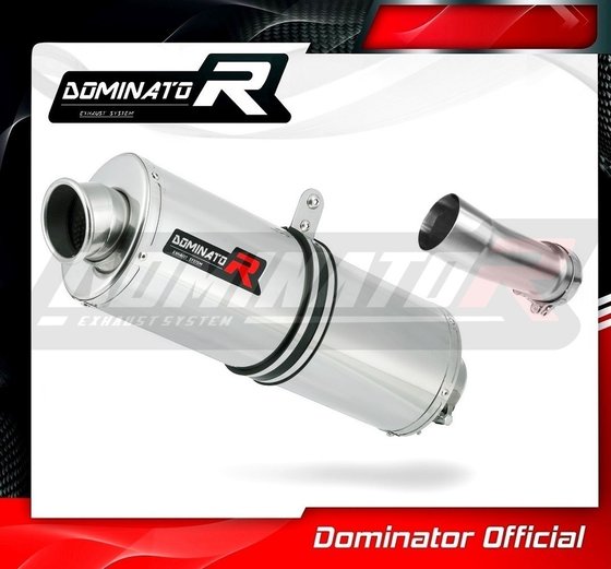 BW090DA-H Dominator homologated exhaust silencer oval