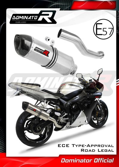 YA006DF-H Dominator homologated exhaust silencer hp1