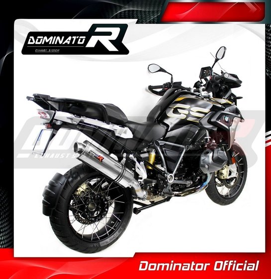 BW086DA-H Dominator homologated exhaust silencer oval