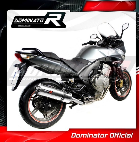 HO089DA-H Dominator homologated exhaust silencer oval