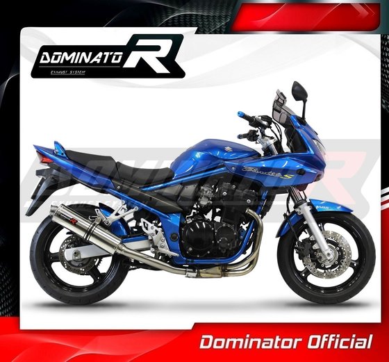 SU031DST-H Dominator homologated exhaust silencer round