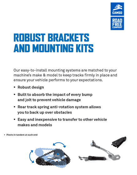 CAMSO camso/tjd adapterių rinkinys trackkit