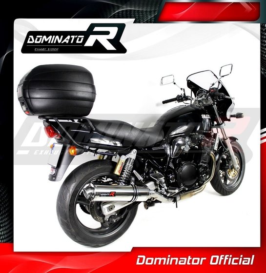 SU043DST-H Dominator homologated exhaust silencer round