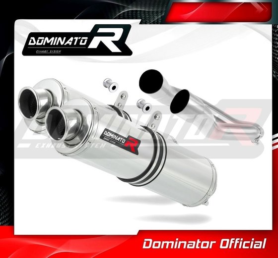 AP022DST-S Dominator exhaust silencer round