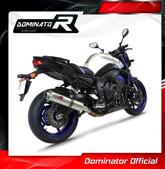 YA021DST-H Dominator homologated exhaust silencer round