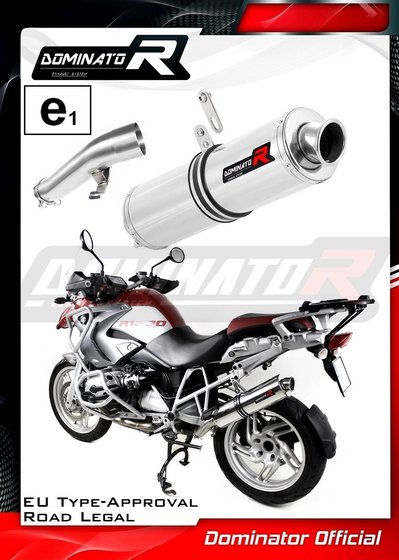 BW089DST-H Dominator homologated exhaust silencer round