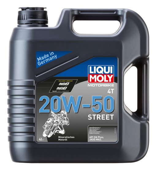 LIQUI MOLY 4t 20w-50 mineralinė variklinė alyva - 4l