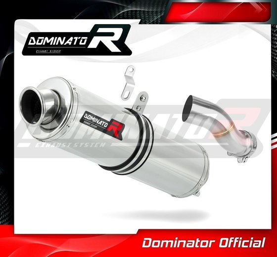 BW086DST-H Dominator homologated exhaust silencer round