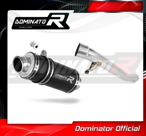 SU031DCBL-S Dominator exhaust silencer muffler gp1 black