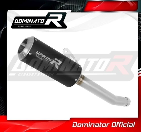 HO113DCBL-S Dominator exhaust silencer muffler gp black