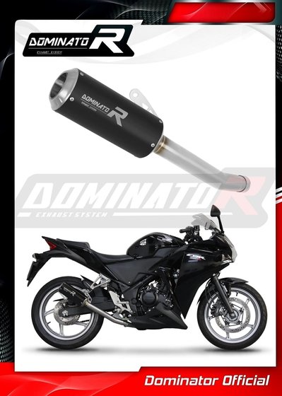 HO113DCBL-S Dominator exhaust silencer muffler gp black