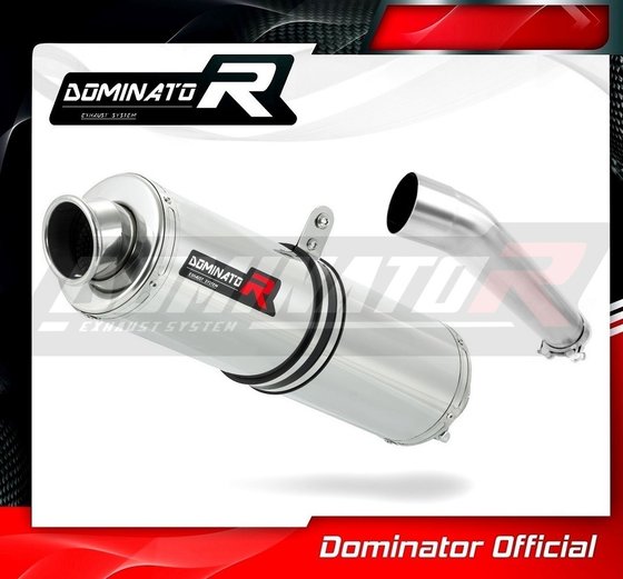 YA003DST-S Dominator exhaust silencer round