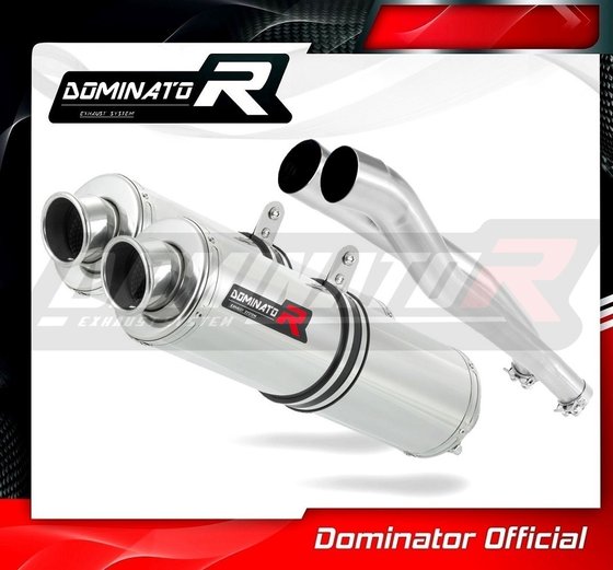 KA015DST-S Dominator exhaust silencer round