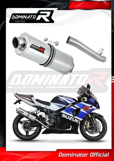 SU102DA-S Dominator exhaust silencer muffler slip-on ov