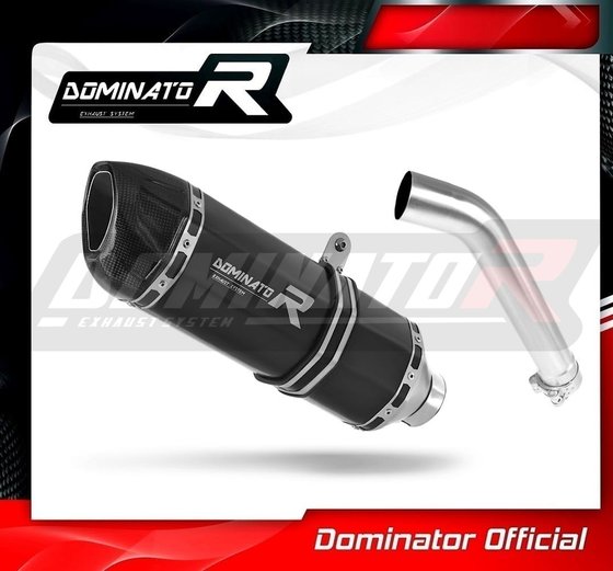 BW096DFBL-S Dominator exhaust silencer muffler hp1 black