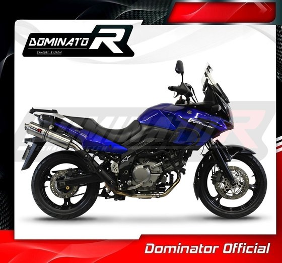 SU016DST-H Dominator homologated exhaust silencer round