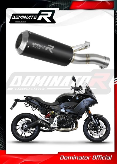 BW114DCBL-S Dominator exhaust silencer muffler gp black