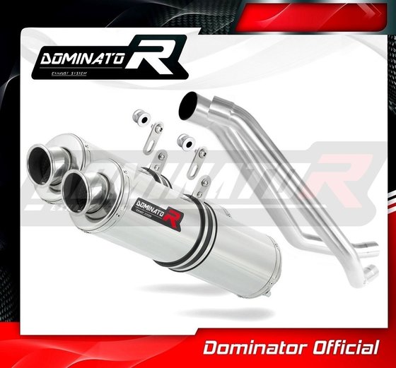 AP027DST-S Dominator exhaust silencer round