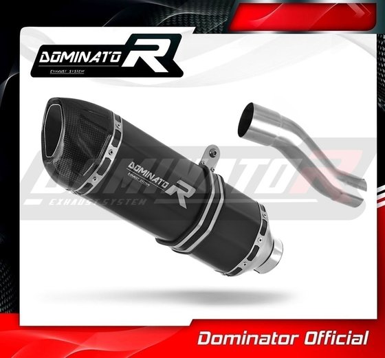 BE001DFBL-S Dominator exhaust silencer muffler hp1 black