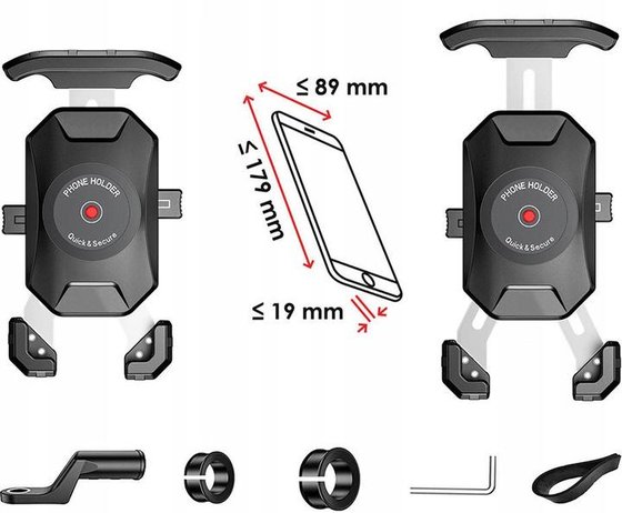 BIKETEC motociklo telefono laikiklis