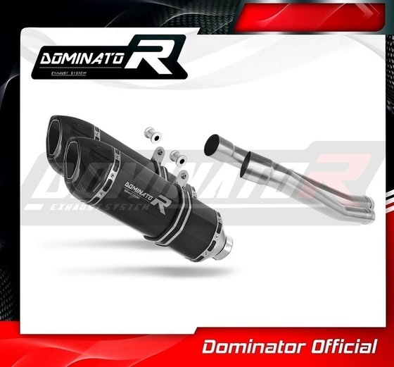 BW099DFBL-S Dominator exhaust silencer muffler hp1 black