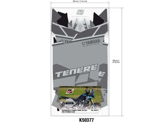 UNIRACING tenere 700 60th decal kit