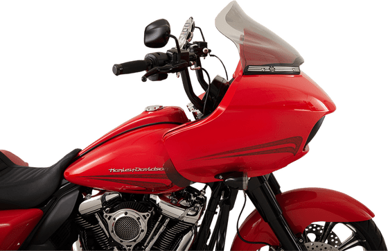 KW05-01-0316 KLOCK WERKS sportinis priekinis stiklas - 14" tamsintas harley road glide