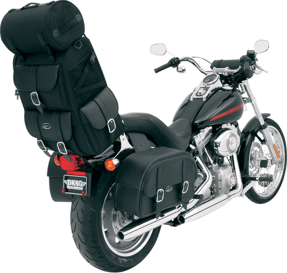 SADDLEMEN sissy bar bag textile black