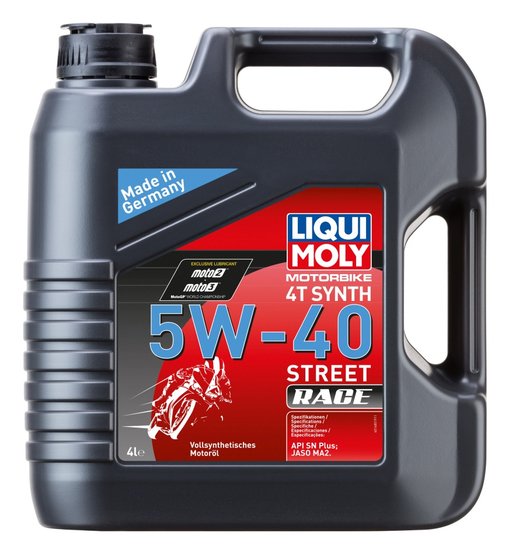 LIQUI MOLY 4t synt 5w-40 str race 4l variklinė alyva