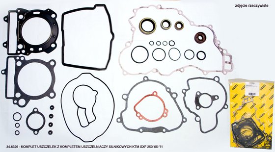 400-34-6326 ProX prox visas tarpiklių rinkinys ktm250sx-f '05-11