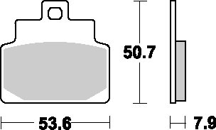 153CT SBS sbs stabdžių kaladėlės carbon tech