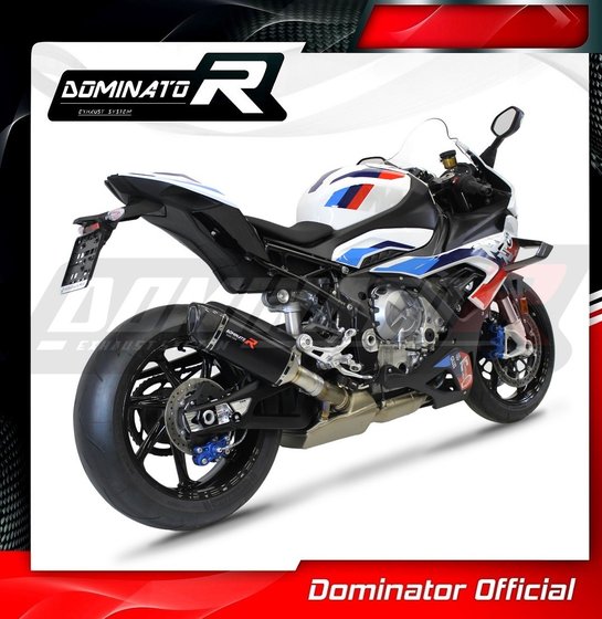 BM104DFBL-S Dominator exhaust silencer hp6 black