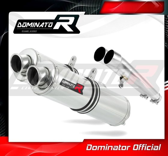 YA025DST-S Dominator exhaust silencer round